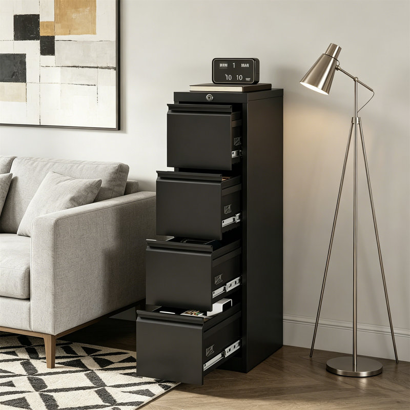 40cm Wide 4 -Drawer File Cabinet