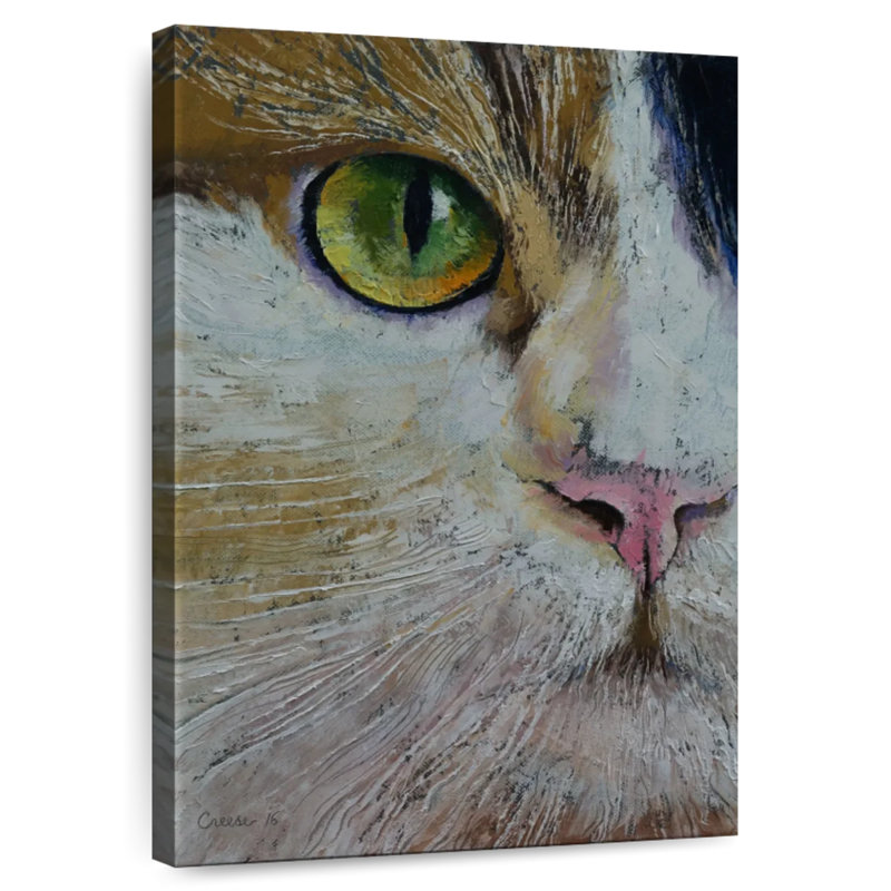 Brampt Calico Cat, 12" H x 8" W