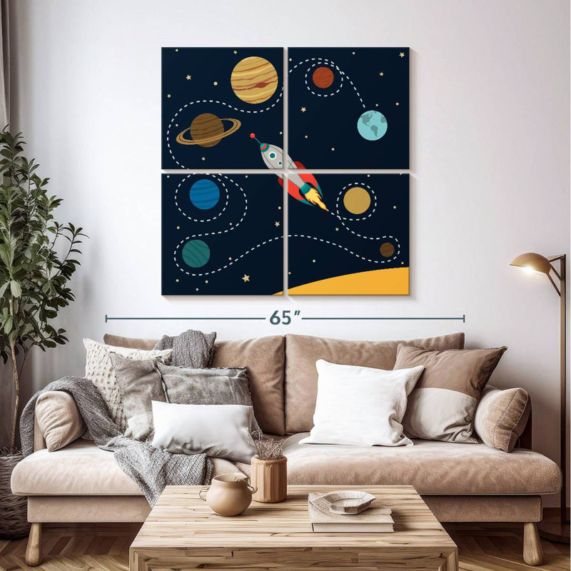Ashelle Solar System Travel, 45'' H x 45'' W