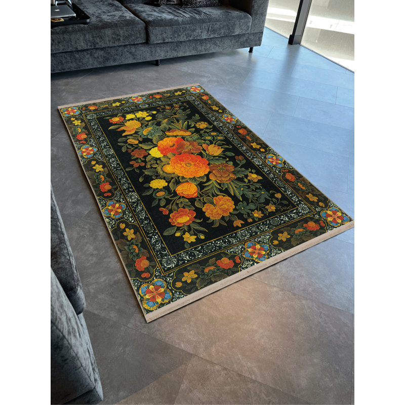 Rectangle Dawnisha Area Rug, Rectangle 3'4" x 5'