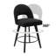 Tabouret de bar et de comptoir pivotant 26 po avec structure en bois massif-800021080-797512322