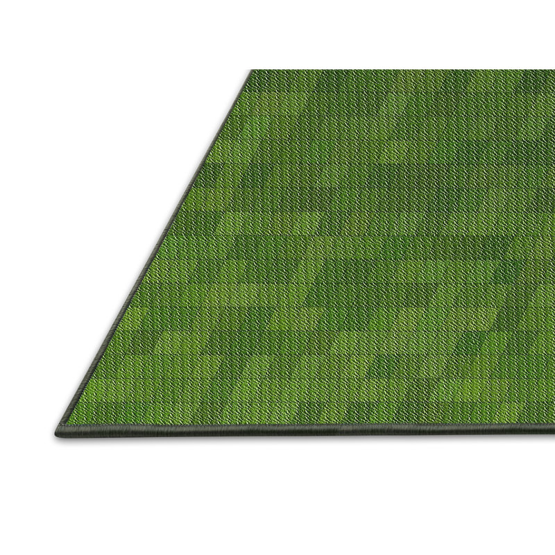 Tapis de zone verte à motifs légers, Rectangle 2 pi x 5 pi