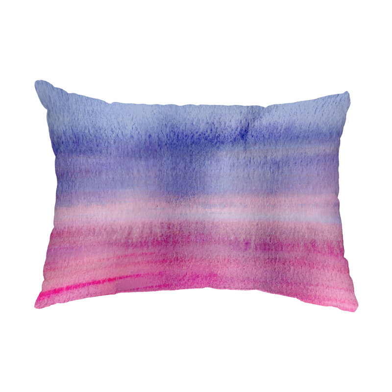  Housse et insert pour coussin d'extérieur peint Painted Sunset, Rose