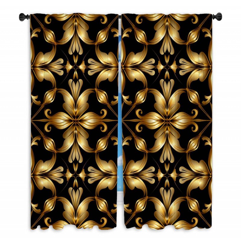 Paire de rideaux obscurcissant en polyester, L 20 po x L 84 po