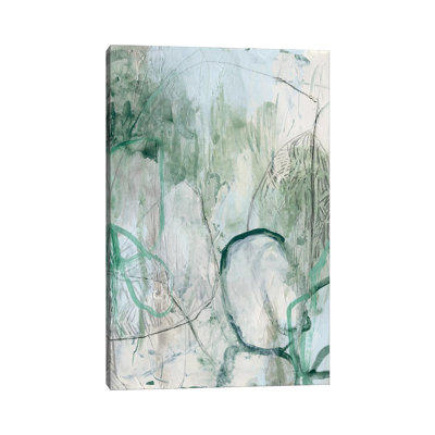 Verdigris Fresco II by June Erica Vess - Wrapped Canvas Painting
