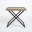 Harrington Tray Top Cross Legs End Table
