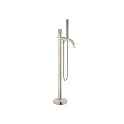 Salia Double Handle Floor Mounted Freestanding Tub Filler Trim with Handshower