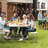 4-Person Rectangular White Folding Outdoor Dining Set