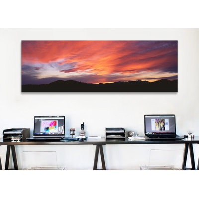 Reproduction de photo sur toile tendue, "panoramique coucher over black hills national forest custer park state" south dakota "