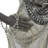 Delossantos 3 Piece White Polystone Standing African Woman Sculpture with Intricate Details Set