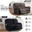 Fauteuil inclinable en jacquard avec siège élastique Wald 2 places-1054736256