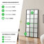 Azaia Metal Frame Hallway Mirror - Full length Window Living Room Mirror-551379067