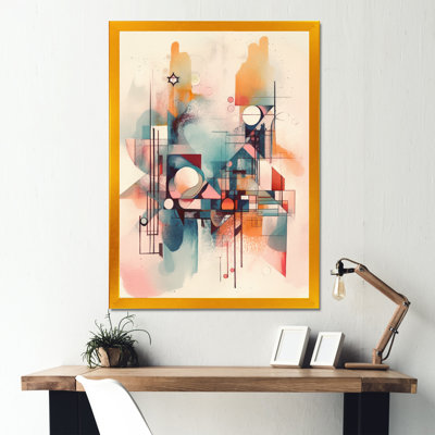Explorations In Serenity II - Modern Geometric Canvas Wall Art