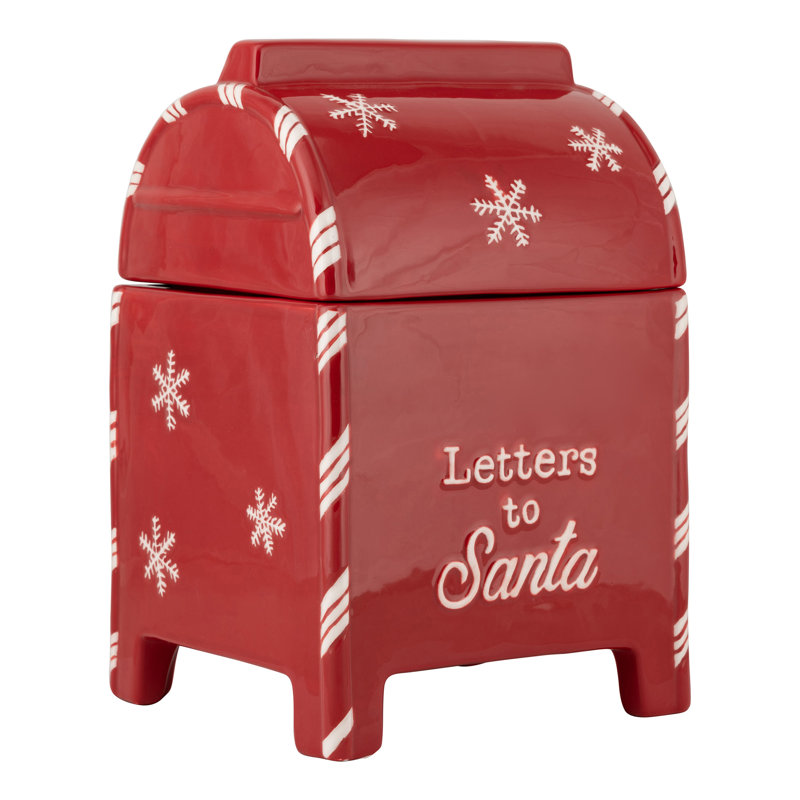 10 lettres Strawberry Street au pot à biscuits Santa