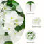 19 po Hortensia artificiel résistant aux rayons UV (intérieur / extérieur) - ensemble de 3-417792305