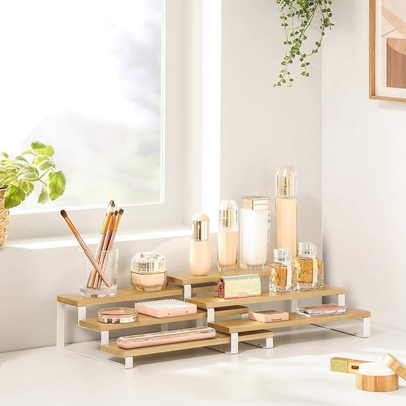 Freestanding Spice Rack, White