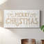 Merry Christmas - Toile tendue avec châssis - Prêt à accrocher-470365075
