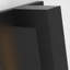 Mick De Giulio Stagger Small Outdoor Wall Sconce in Black with Acrylic shade-481781259