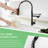 Oil-Rubbed Bronze Kitchen Faucet With Pull Down , Single Handle Lever, 360 Rotation, Ceramic Filler For Sink, Contemporary Design Commercial Sink Pull-Down Bronze, Single, Filler, Modern Object-69705474