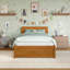 Lit plateforme en bois massif avec lit gigogne Lamecia-786355757-786355756