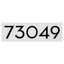 Floating Modern 4" Number Horizontal Address Plaque (5 Digits)-445667381-445663020-445663365