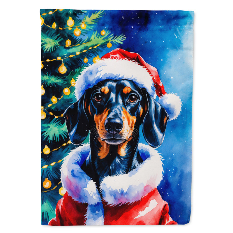 Drapeau de jardin Doberman Pinscher, Teckel