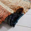 Tapis en jute / coton bleu / rouille à tissage plat Friley Southwesten-2112495646
