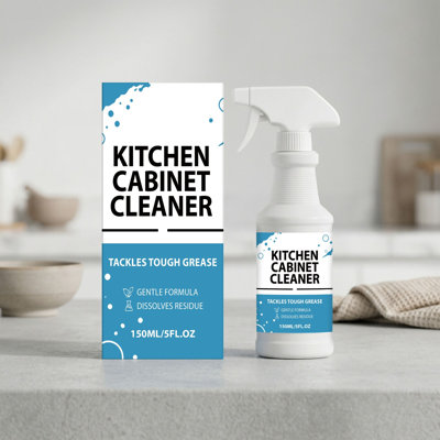 Kitchen cleaning agent Kitchen Cabinet Cleaner Spray Foam Grease Remover For Cabinets Stoves Range Hoods  Counters Gentle Safe To Dissolve Stubborn Kitchen Oil Stains 150ml