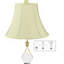 Abat-jour CLIP-ON FITTER Shantung Bell-1312835082-1312835081
