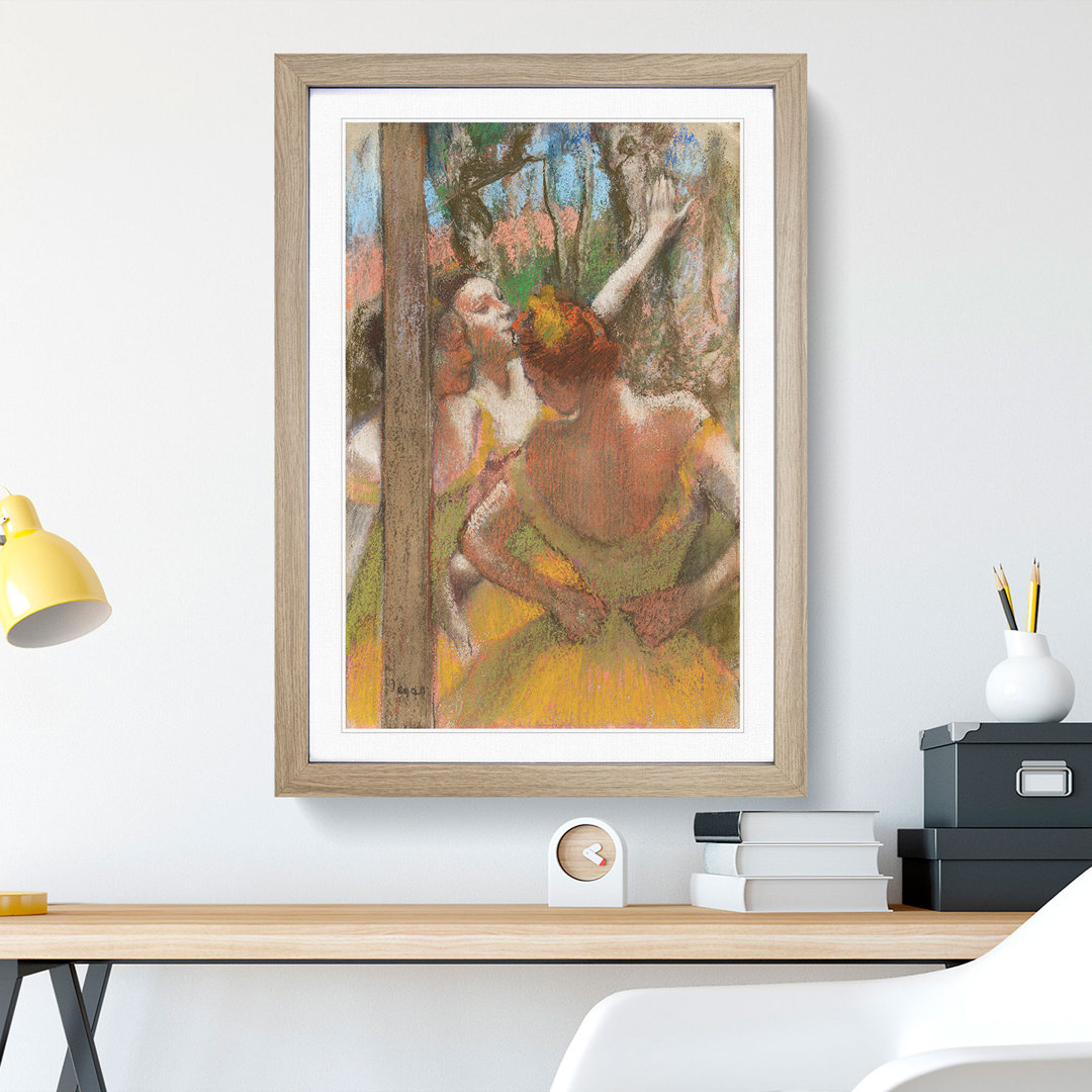 Ballet Ballerina Dancers by Edgar Degas - Picture Frame Painting