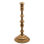 Porte-bougie colonial en laiton antique
