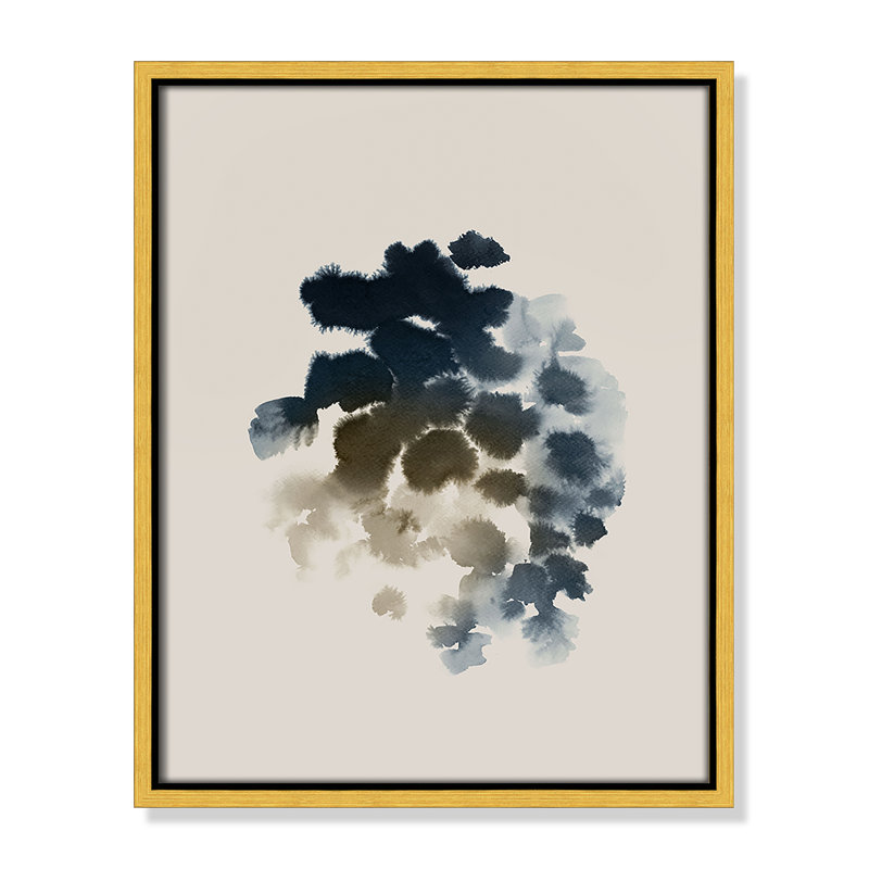 «Emerald Azure II» par Casa Fine Arts, Or, H 15,5 po x l 12,5 po