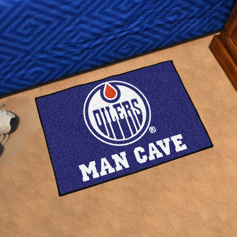 Tapis touffeté LNH, Edmonton Oilers, Rectangle 1 pi 7 po x 2 pi 6 po