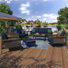 Townsend 7 - Person Outdoor Seating Group with Sunbrella® Cushions