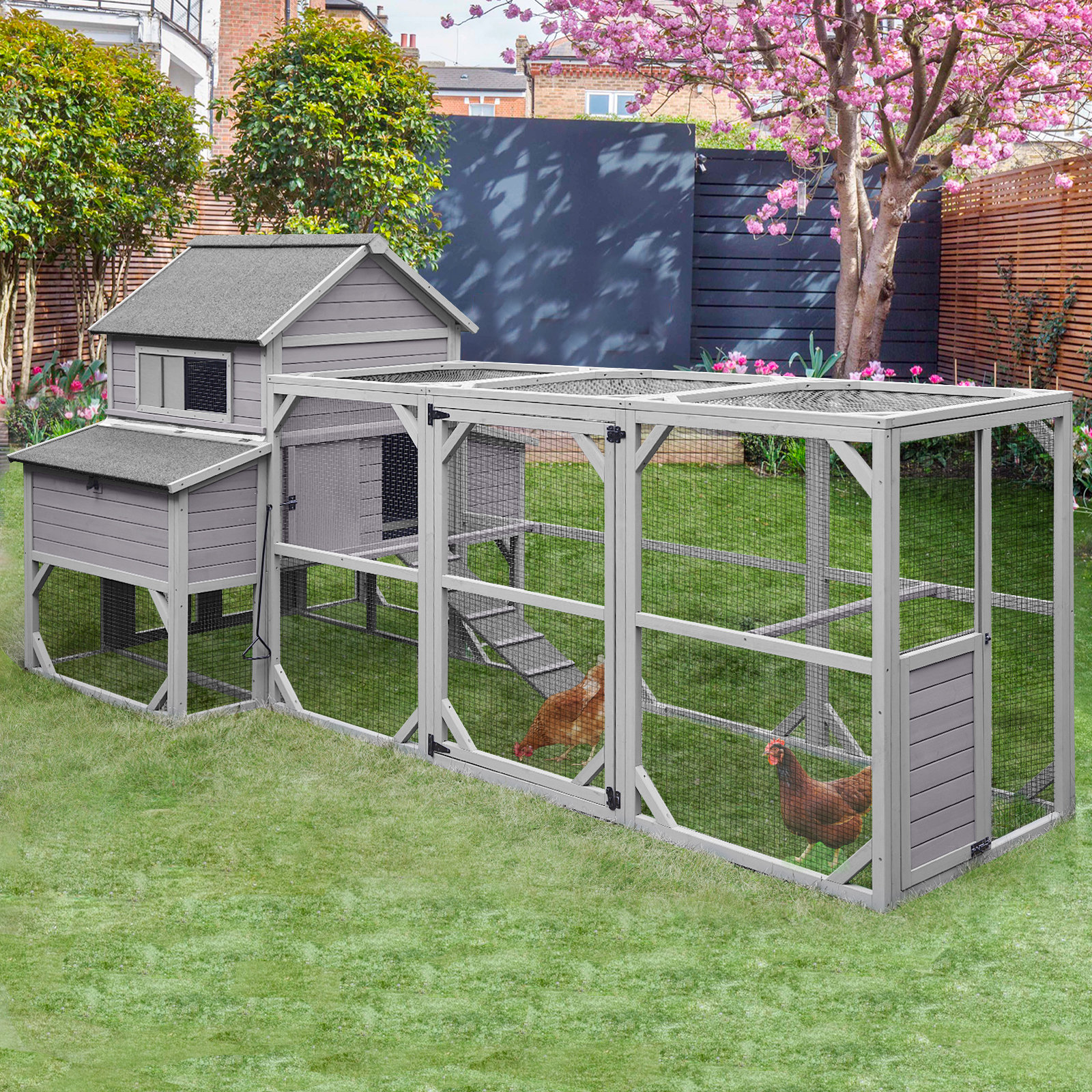 Tucker Murphy Pet™ Anyi Chicken Coop with Chicken Run & Reviews Wayfair