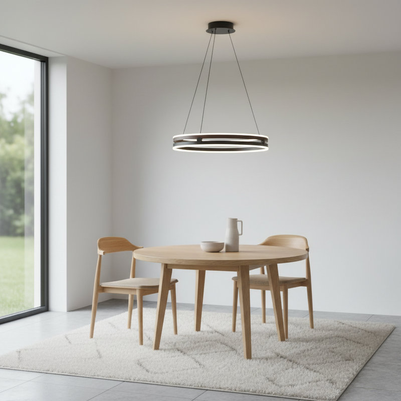 Luminaire suspendu moderne à roulettes Art Light
