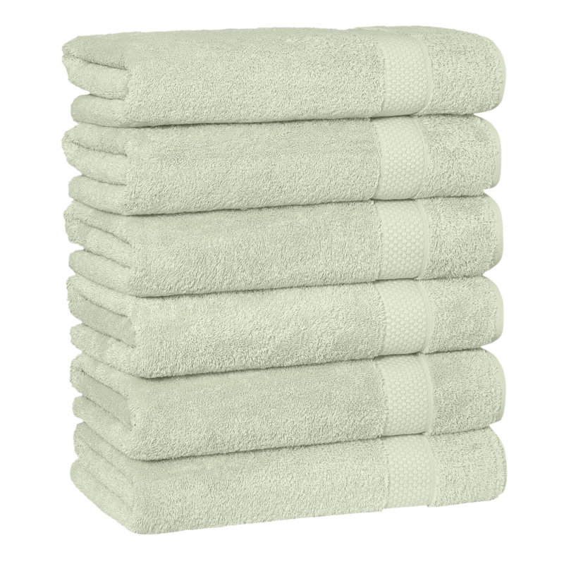 STARLIGHT 100% Turkish Cotton Terrycloth Bath Towels, Sea Green