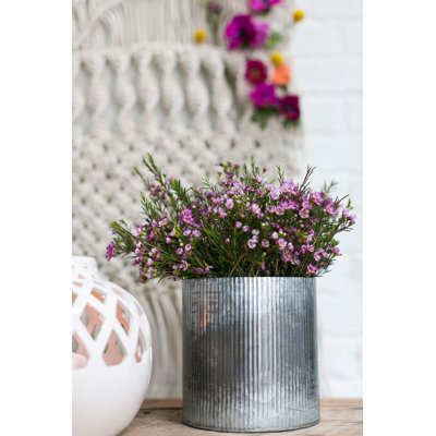 Pot à fleurs en métal Tametha