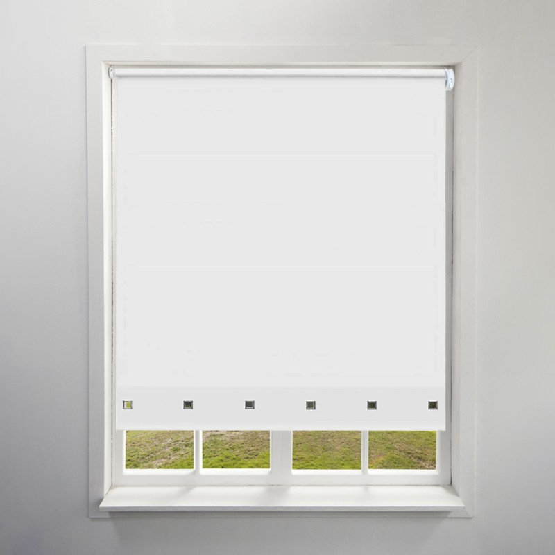 Semi Sheer, 165 cm L x 120 cm W, White