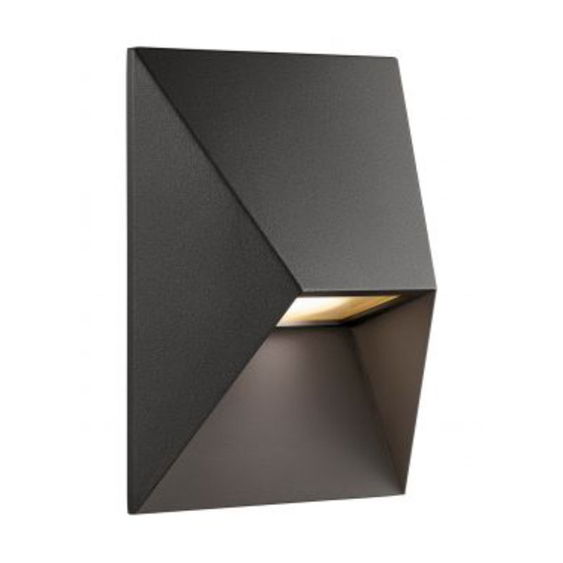Benedykt Outdoor Flush Mount, Black