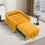 Chaise d'appoint convertible rembourrée en velours côtelé-1488344169