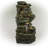Outdoor Rock Waterfall Floor Fountain with LED Lights, 51", Brown