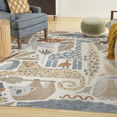 Machine Woven Polyester Rug