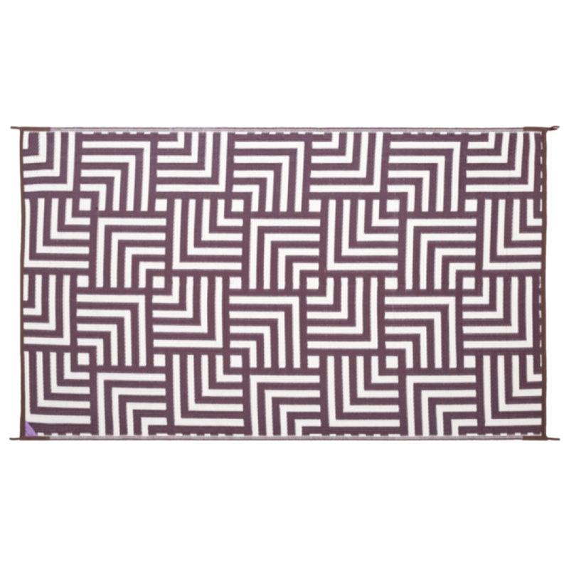 Tapis de porte d'extérieur Panama, Marron, l 60 po x L 96 po