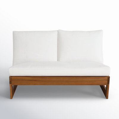 Louise 43" Wide Loveseat with Cushions by AllModern
