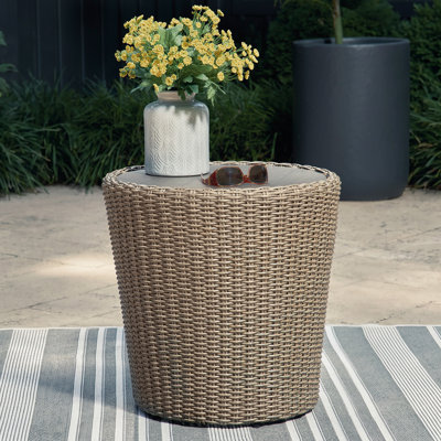 Danson Rattan Side Table