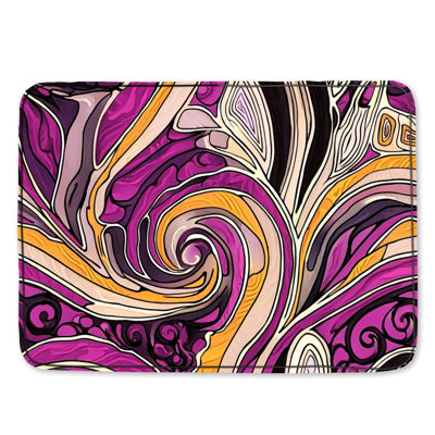 Tapis de bain abstrait