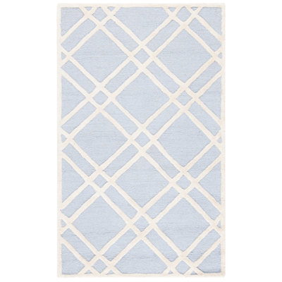 Deedgra Hand Tufted Wool Geometric Rug