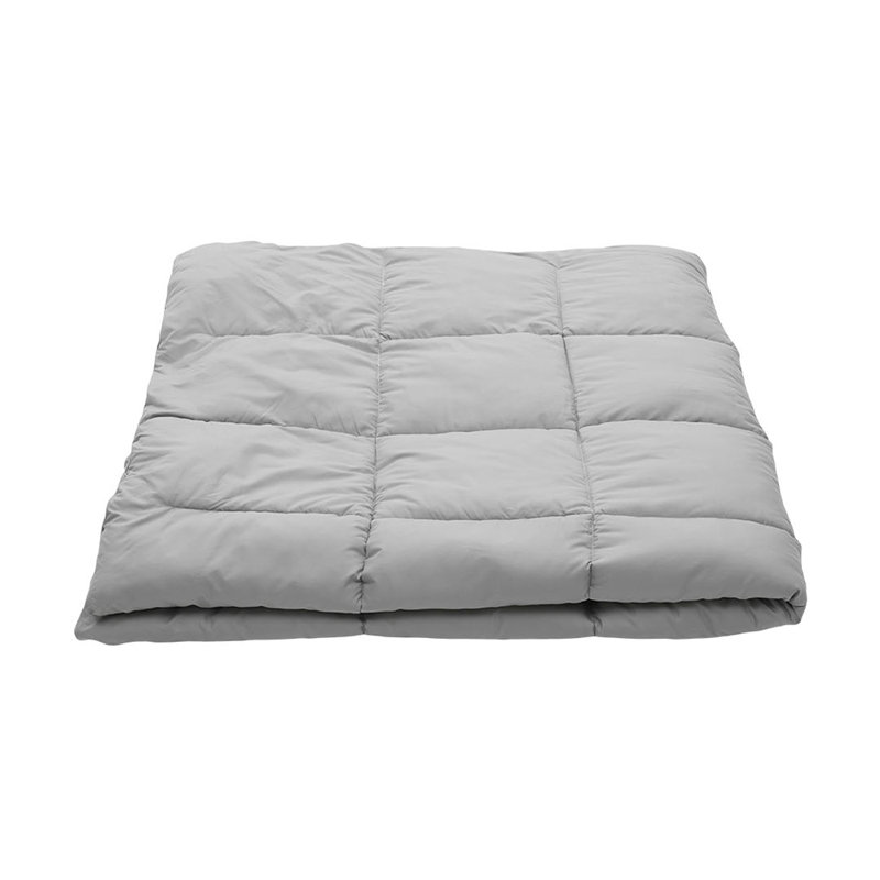 Polyester Solid Colour Duvet Cover, Double Duvet Cover, Grey