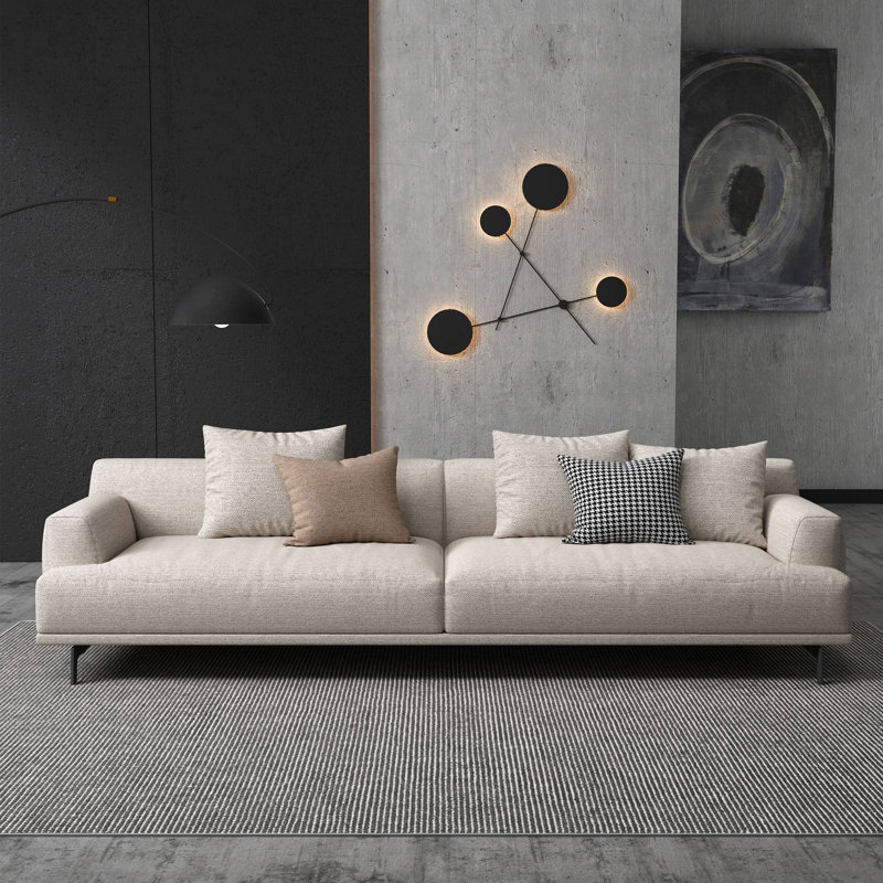 Isaiyah Upholstered Sofa, 30"H x 82.6"W x 37.4"D